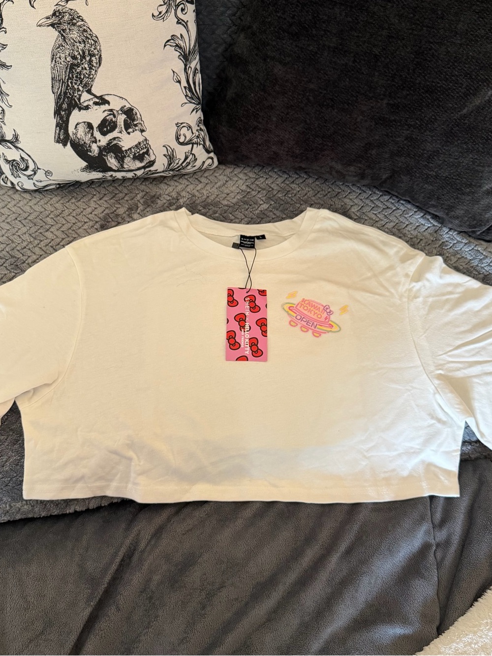 hello kitty x SHEIN collab crop top